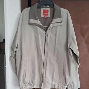 IZOD Men's Beige Windbreaker Jacket